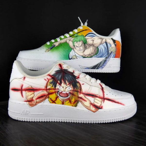 Luffy x Zoro Custom Air Force 1