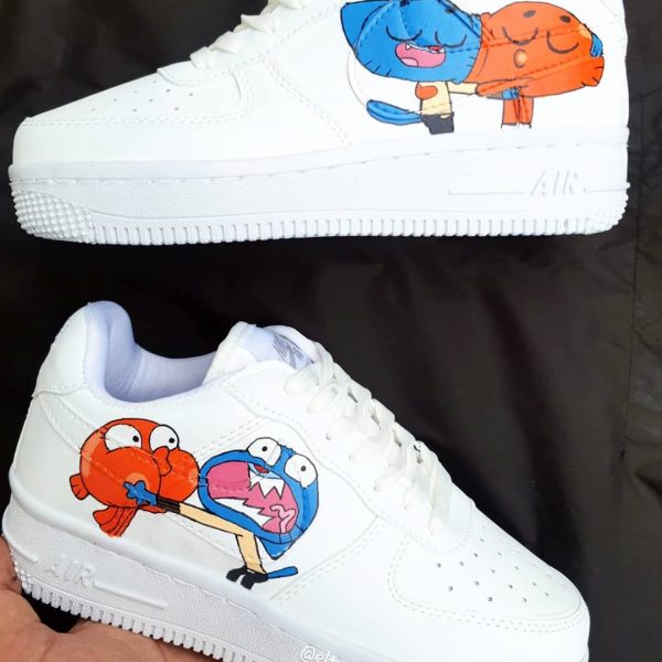 Darwin and Gumball Custom Air Force 1