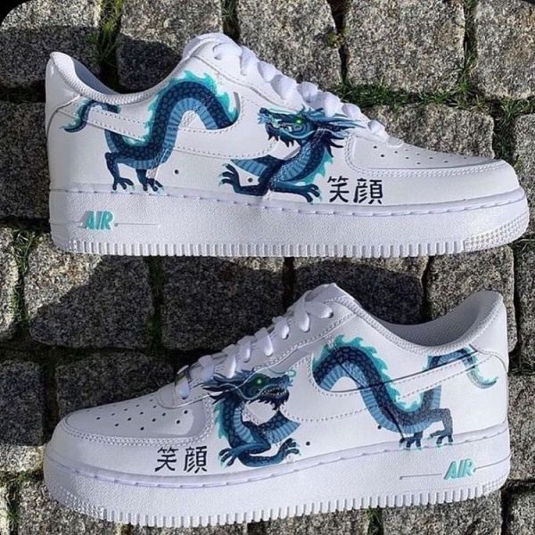 Dragon Painted Custom Air Force 1