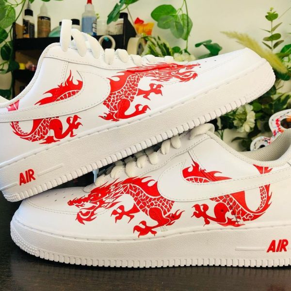 Dragon Painting Custom Air Force 1