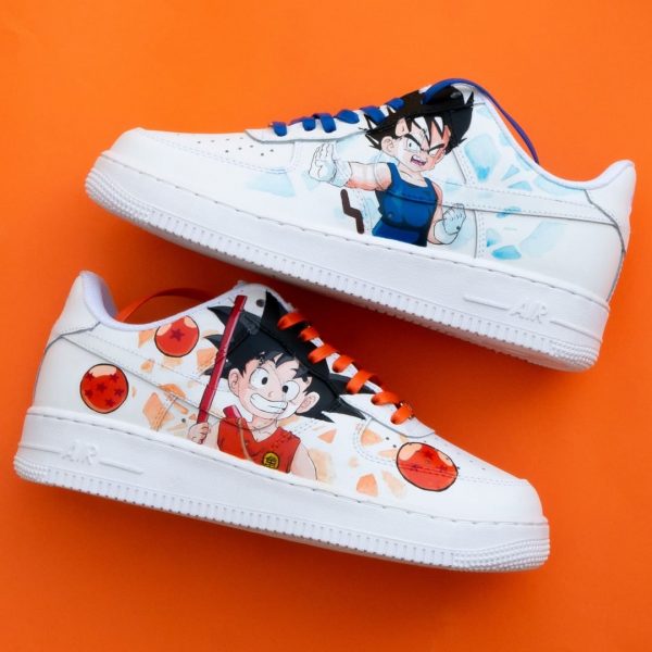 Dragon Ball Painted Custom Air Force 1