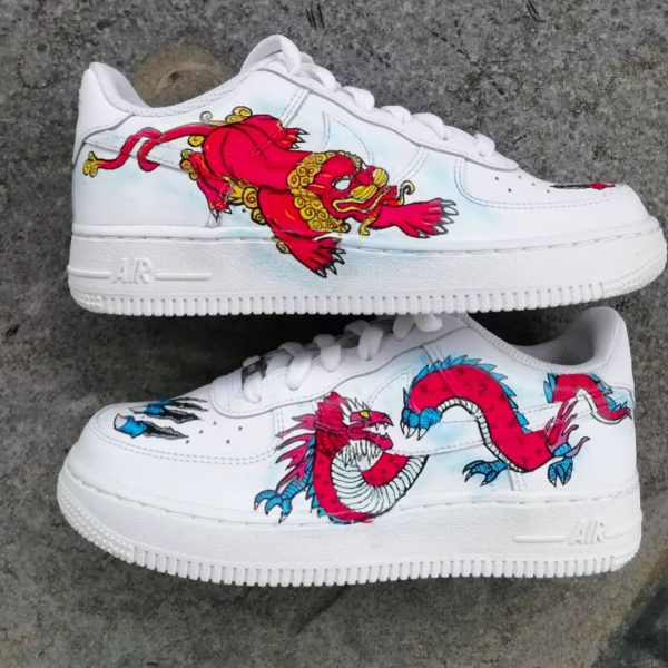 Dragon and Lion Custom Air Force 1