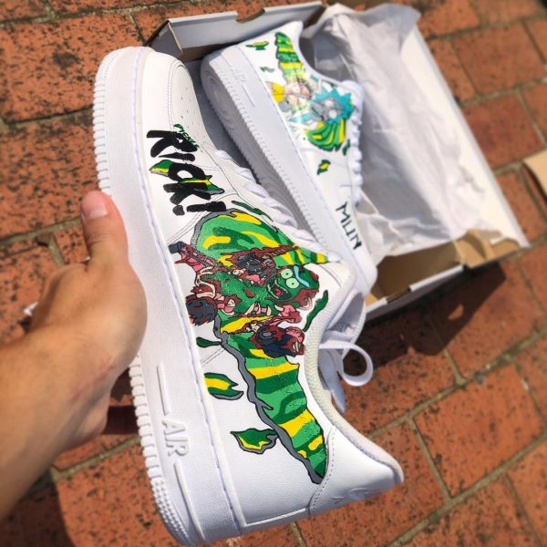 Rick and Morty 72 Custom Air Force 1