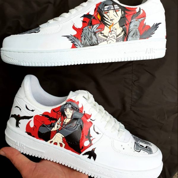 Handpainting Itachi Custom Air Force 1