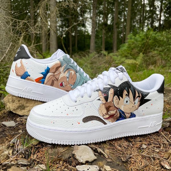 Goku DBZ Painted Custom Nike Air Force 1