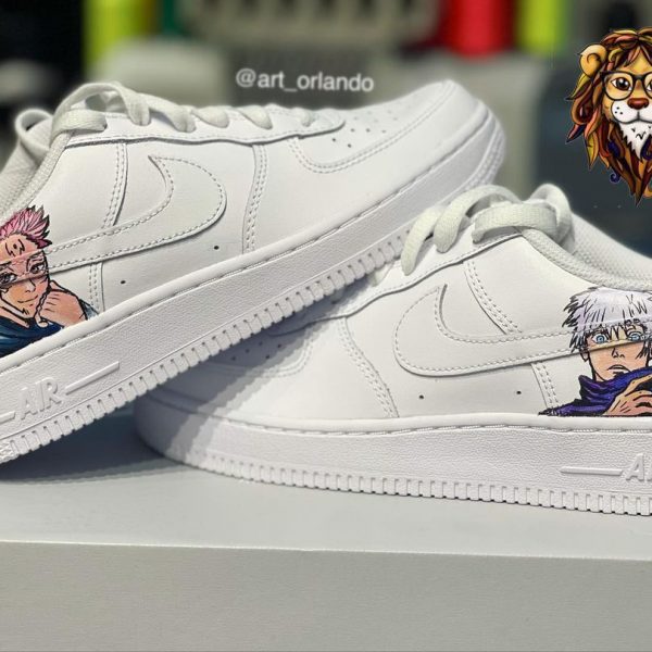 Handpaint Jujutsu Kaisen Custom Air Force 1