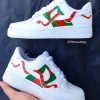 Gucci Red Green Custom Air Force 1