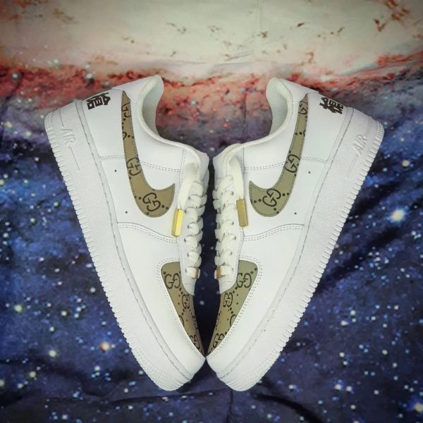 Gucci Pattern Handpainted Custom Air Force 1