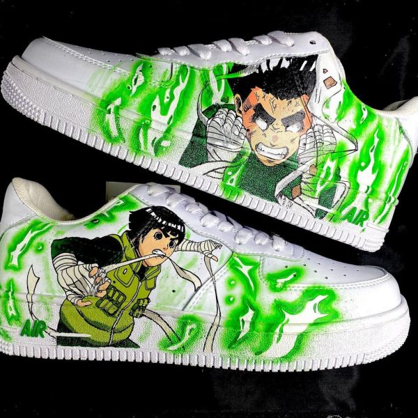 Rock Lee Painted Custom Air Force 1