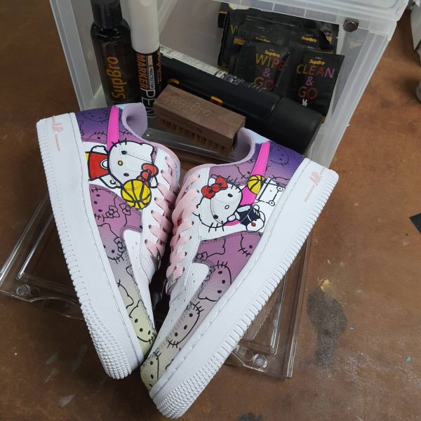 Hello Kitty Painted Custom Air Force 1