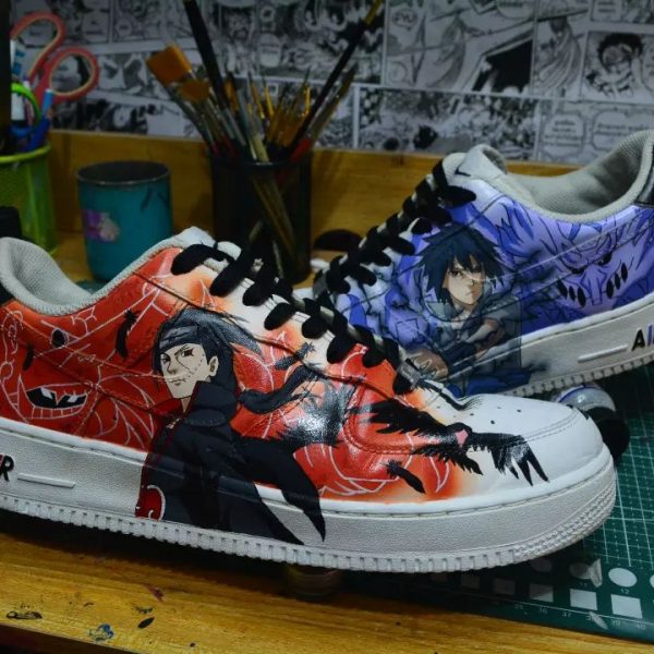 Itachi and Sasuke Custom Air Force 1