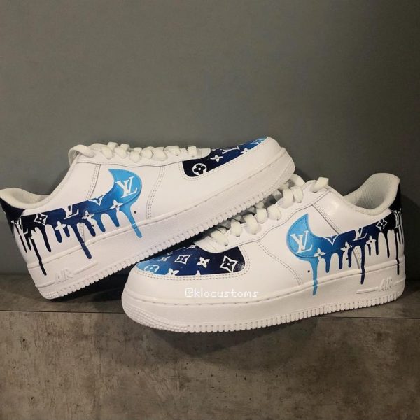 LV Gradient Drip Custom Air Force 1