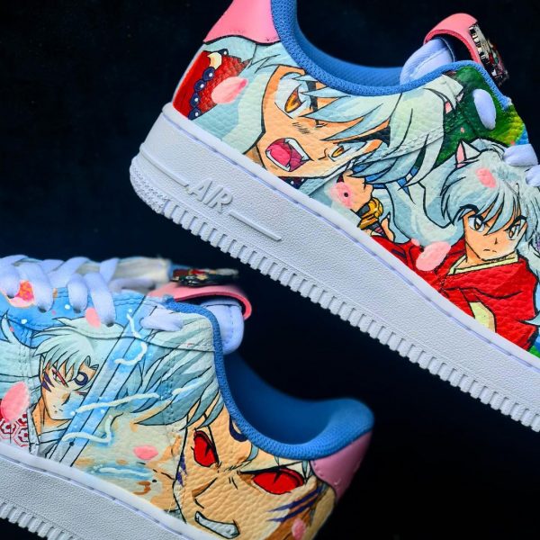 Inuyasha Painted Custom Air Force 1