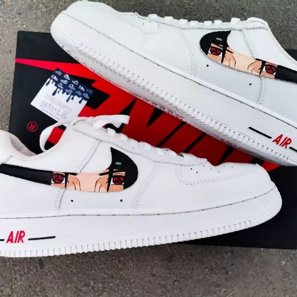 Itachi Naruto Painting Custom Air Force 1