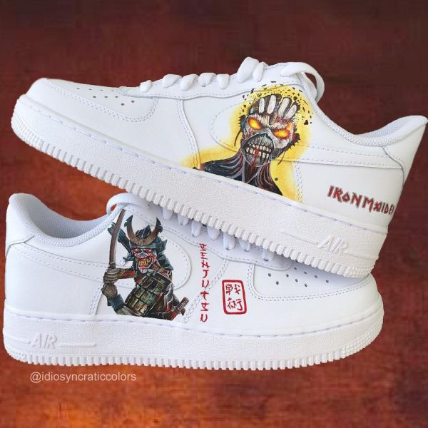 Iron Maiden Painting Custom Air Force 1