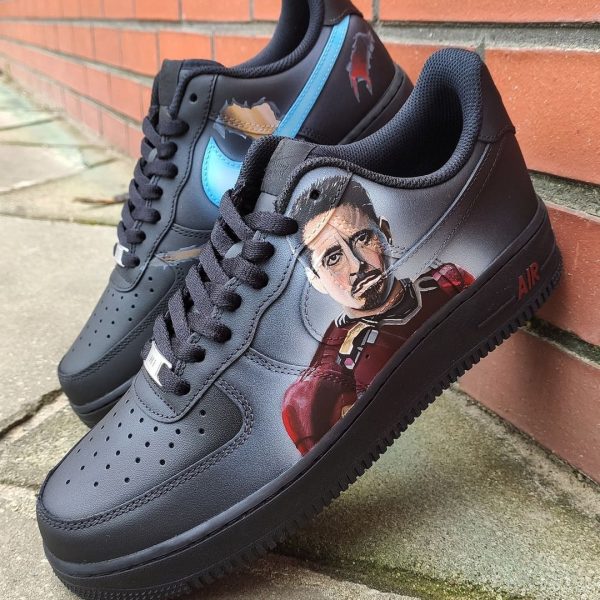 Iron Man Painting Custom Air Force 1