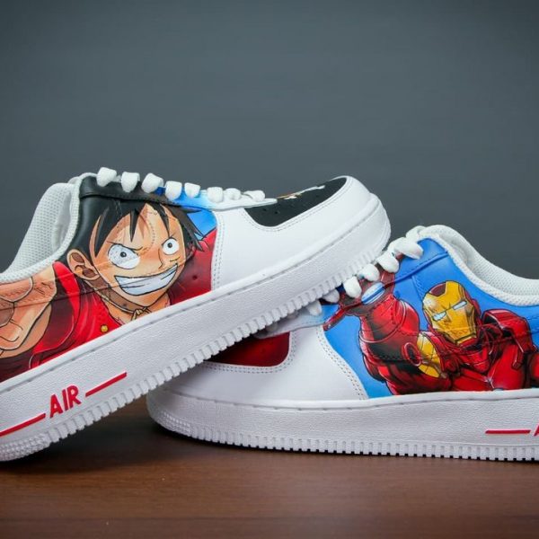 IronMan x Luffy Custom Air Force 1