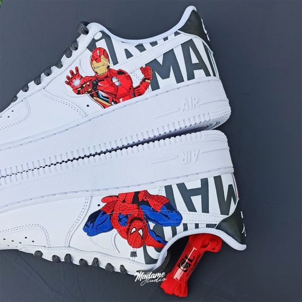 IronMan x SpiderMan Custom Air Force 1