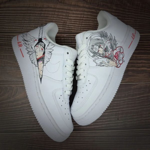 Itachi Themed Custom Air Force 1