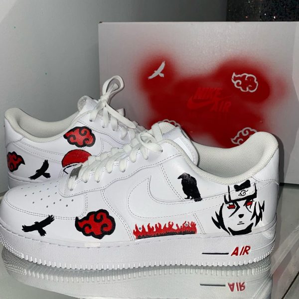 Itachi Sasuke Handart Custom Air Force 1