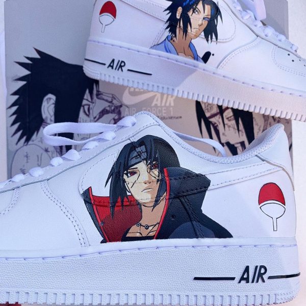 Art Itachi Sasuke Custom Air Force 1