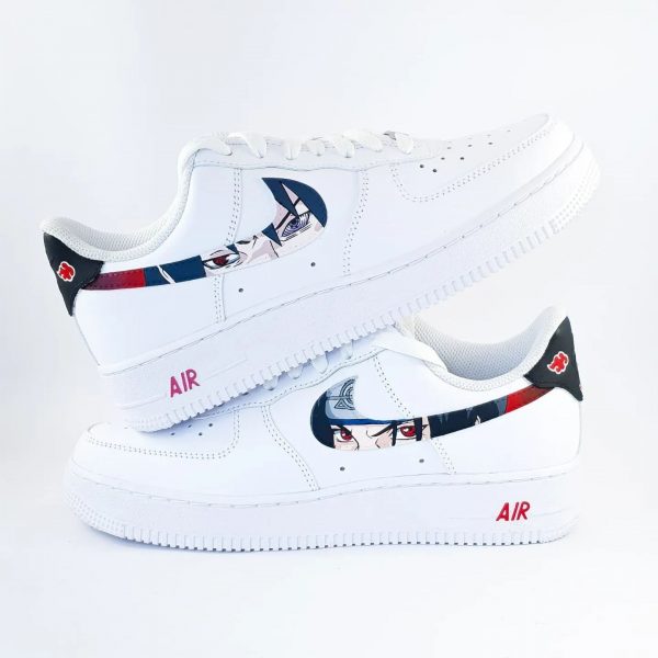 Itachi and Sasuke Painted Custom Air Force 1