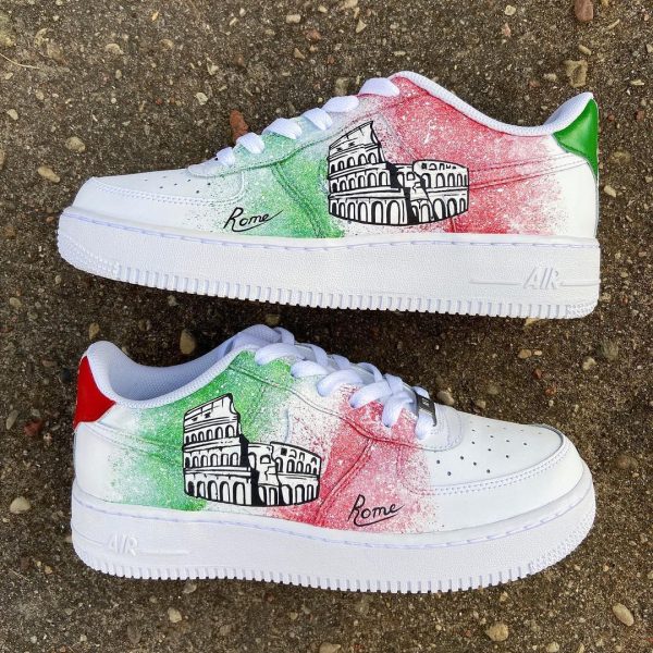 Italy Painted Custom Air Force 1