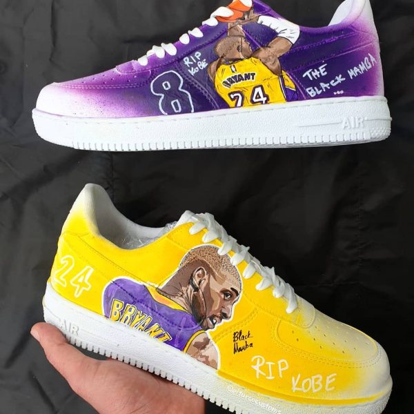 Kobe Bryant Handart Custom Air Force 1