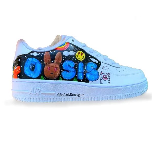 J-Balvin And Bad Bunny Custom Air Force 1