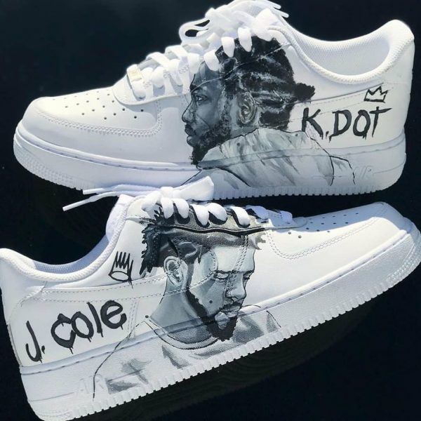 JCole x KDot Custom Air Force 1