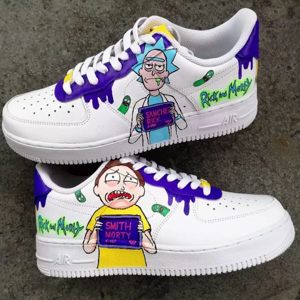 Rick and Morty 46 Custom Air Force 1