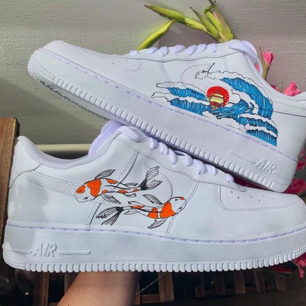 Japan Design Painted Custom Air Force 1