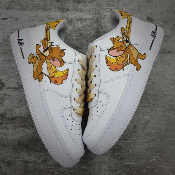 Jerry Mouse Painted Custom Air Force 1