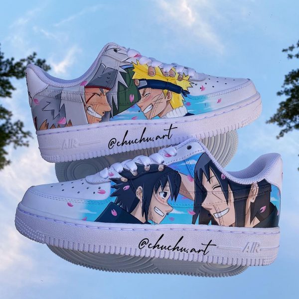 Jiraiya x Naruto and Sasuke x Itachi Custom Air Force 1