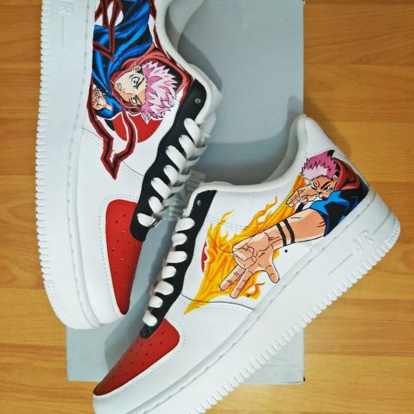 JJK Anime Handpainting Custom Air Force 1