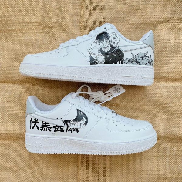 Toji Fushiguro Painted Custom Air Force 1