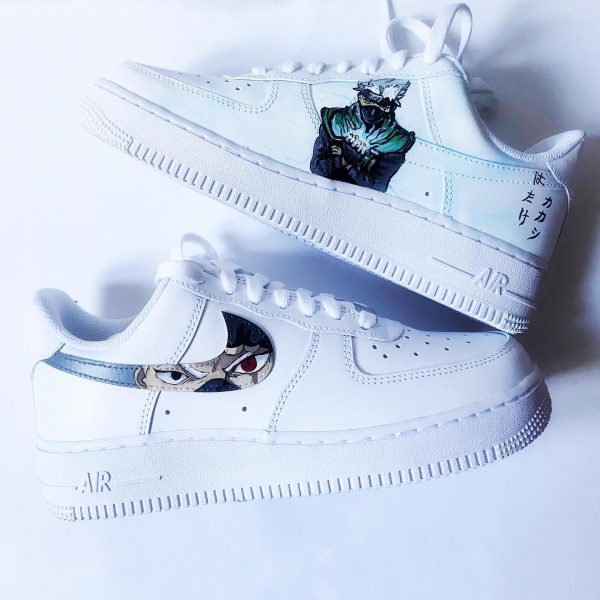 Painting Kakashi Anime Custom Air Force 1