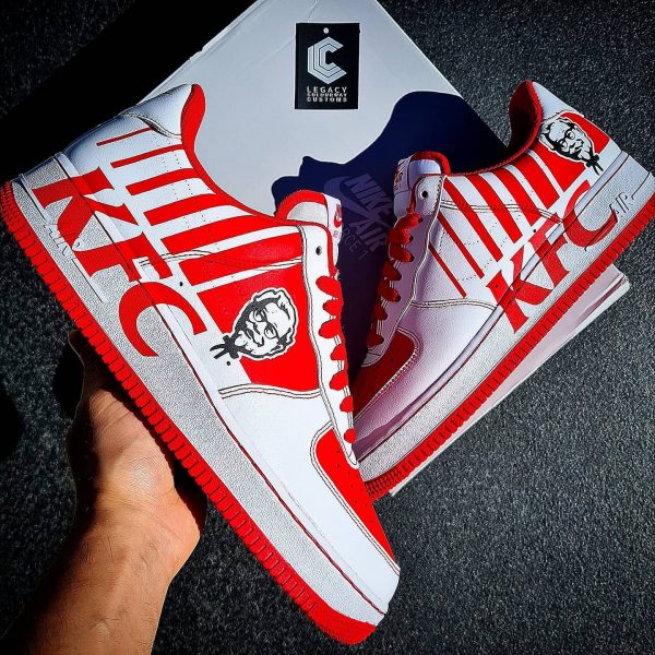 KFC Painted Custom Air Force 1