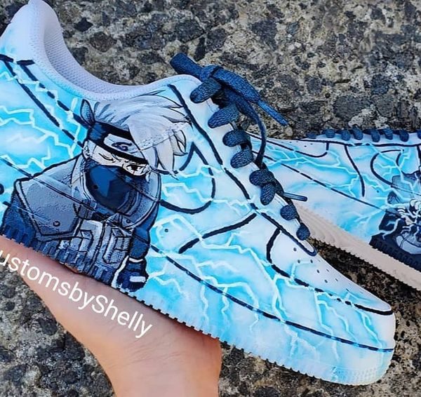 Hatake Kakashi Painting Custom Air Force 1