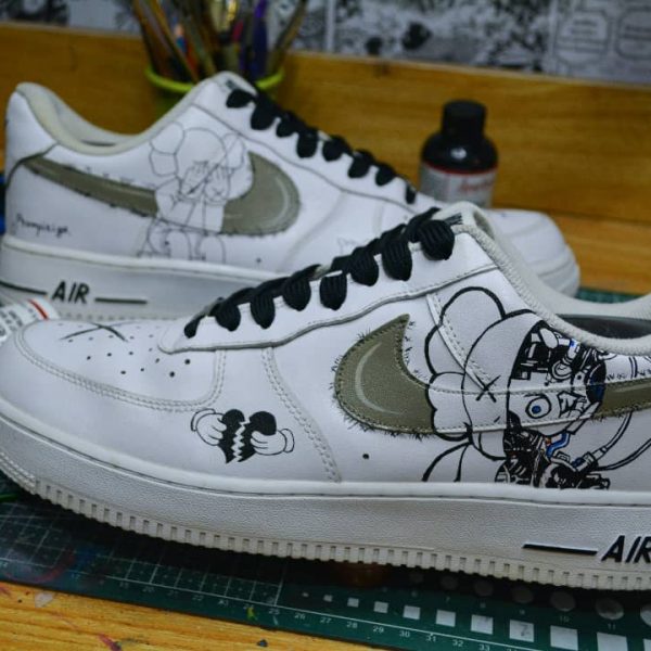 Kaws Design Painting Custom Air Force 1