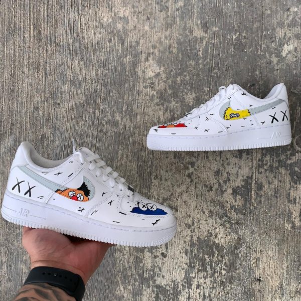 Kaws Handpainted Custom Air Force 1