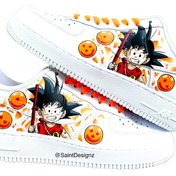 Kid Goku Painting Custom Air Force 1