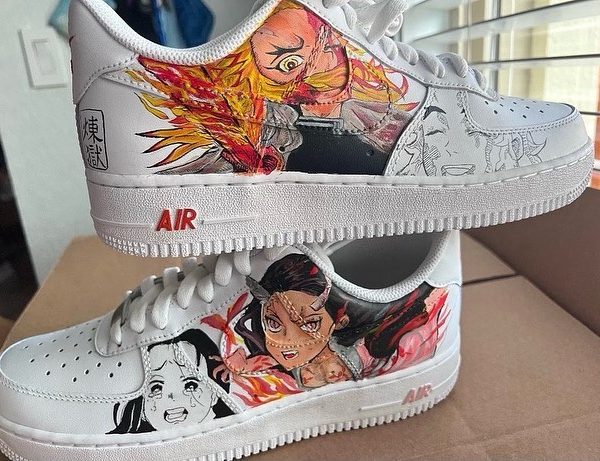 Kyojuro x Nezuko Custom Air Force 1