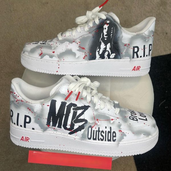 King Von MO3 Custom Air Force 1