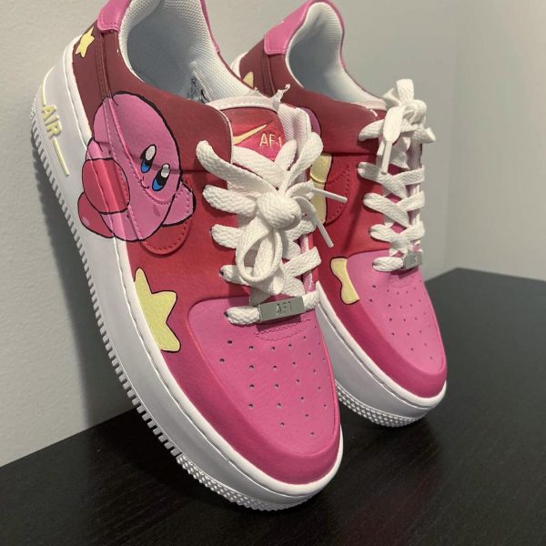 Kirby Pink Custom Air Force 1