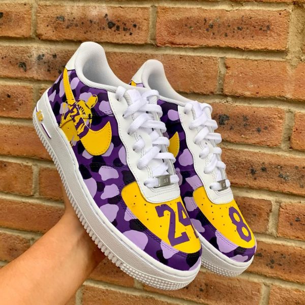 Kobe Bryant Handpainted Custom Air Force 1