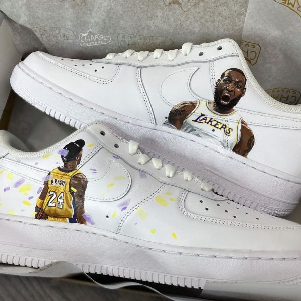 Kobe And Lebron Custom Air Force 1