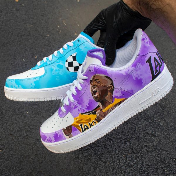 Kobe vs Nipsey Custom Air Force 1