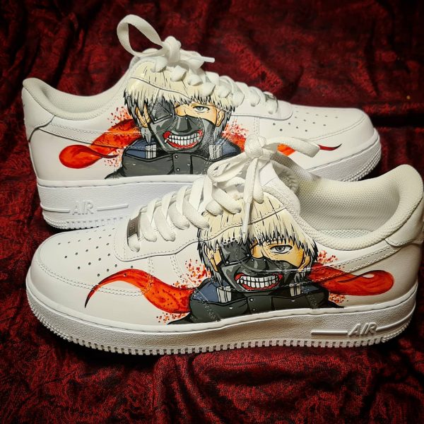 Tokyo Ghoul Painting Custom Air Force 1