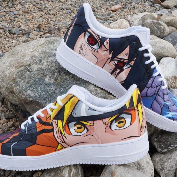 Painting Naruto Anime Custom Air Force 1